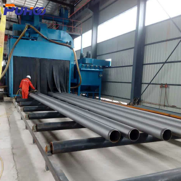 H Beam Steel Profiles Shot Ukuqhumisa Machine