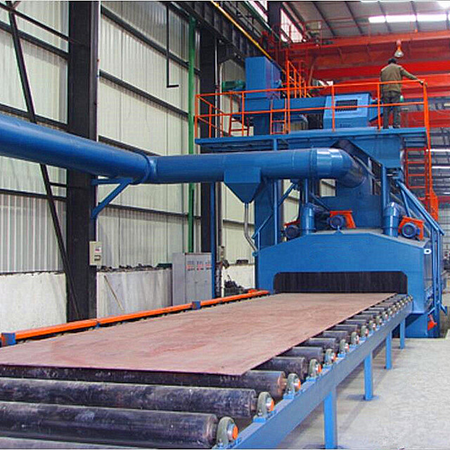 Roller Conveyor Shot Ukuqhushumba Machine